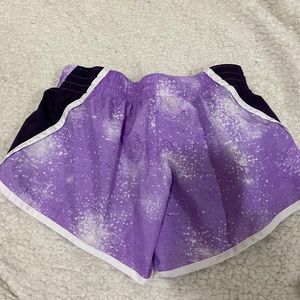 Nike purple girls athletic shorts